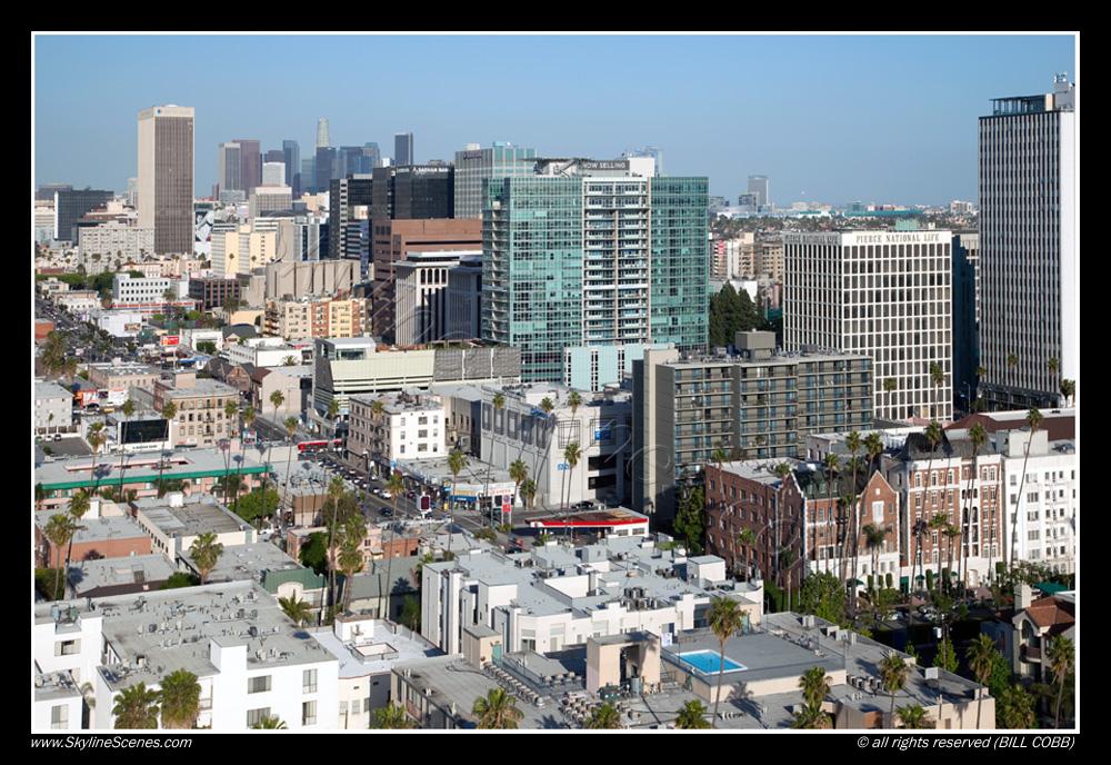 Koreatown Skyline in Los Angeles, California