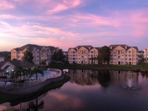 Sunset over Cane Island in Kissimmee Florida